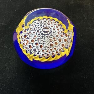 VTG St. Louis 1981 Mille Fiori Paperweight Iran Hostages 444 Days Collectible